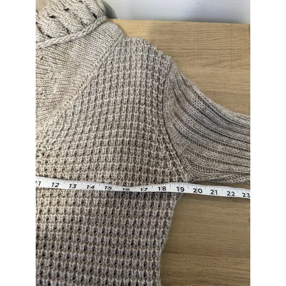 Fur Accented Wool Blend Sweater Blazer - Picture 4 of 8